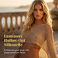 Women's Hollow Out Knit Shawl Poncho