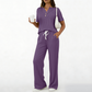 Women's Ribbed Knit Top & Pants 2-Piece Set