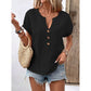 ⏰💰 50% OFF – Women's V-Neck Short Sleeve Top – Flattering & Comfy | Perfect for Everyday Wear | Dress Up or Down 👚✨🌸