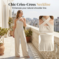 Elegant Criss-Cross Halter Neck Jumpsuit