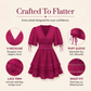 Women's V-Neck Lace Tiered Ruffle Dress