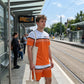 Men's Letter Print Short-Sleeve Shorts Set