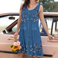 Vintage Denim Sleeveless Dress