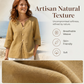 Women's Casual V-Neck Button-Up Top