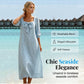 Casual Solid Color Midi Dress with Elegant Bowknot and Square Neck