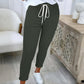 Women's Casual Drawstring Tapered Pants