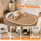 🔥Summer Hot Sale 49% OFF🧊Summer Cooling Dog Bed with Rattan Mat and Supportive Pillow Border