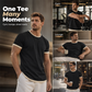 Men's Contrast Trim Crew Neck Tee