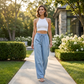 Women's Casual Straight-Leg Pants