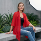 Women's Lightweight Open Front Chiffon Cardigan