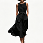 Flowing Waist-Tie Maxi Dress