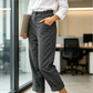 Women's Relaxed High-Waist Pants with Pockets