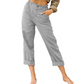 Women's Relaxed High-Waist Pants with Pockets