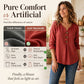 Women's Elegant V-Neck Top with Buttons