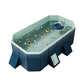 💦50% OFF HOT SUMMER SALE! 🏊 Foldable Non-Inflatable Family Swimming Pool, Thickened PVC Quick Fold Kiddie Pool with Fast Drainage for Backyard Garden