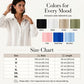 Women's Casual Loose Half-Button Shirt