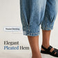✨Vintage Retro Style👖Women’s Capri Denim Jeans High Waist Cropped Denim Capris Casual Daily Slim Fit Denim Pants