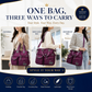 👜50% OFF LIMITED SALE! Large Capacity Waterproof Oxford Tote Bag for Women, Multi-Pocket 3 Ways Carry Handbag Crossbody Shoulder Bag for Daily Travel Work Shopping