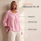 Women's Casual Loose Fit Decorative Button Top