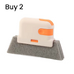 🔥Final 3 Hours:Buy 1 Get 1 Free ：ONLY ￡6.99!!🪟3-in-1 Window Track Cleaning Tool with Scrubbing Pad🎁