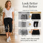 Women's High Waisted Drawstring Cropped Pants