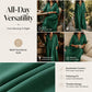 Women Loose Cotton Linen Shirt Maxi Dress