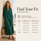 Women Loose Cotton Linen Shirt Maxi Dress