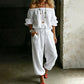 Women's Off Shoulder Jumpsuit