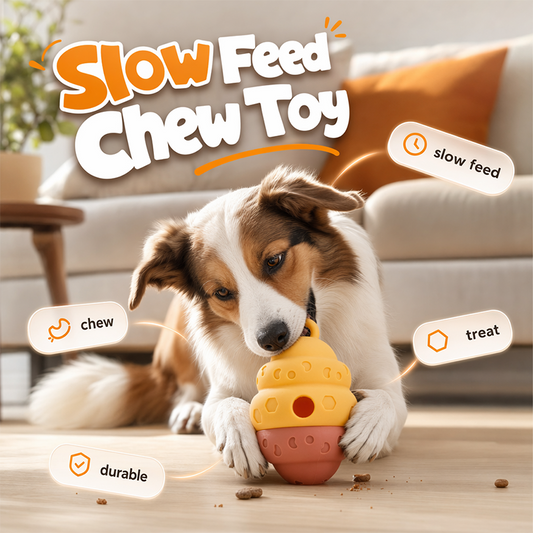 Interactive Pet Slow Feeder & Chew Toy