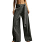 ✨Women's Flowy Wrap Front Wide Leg Pants