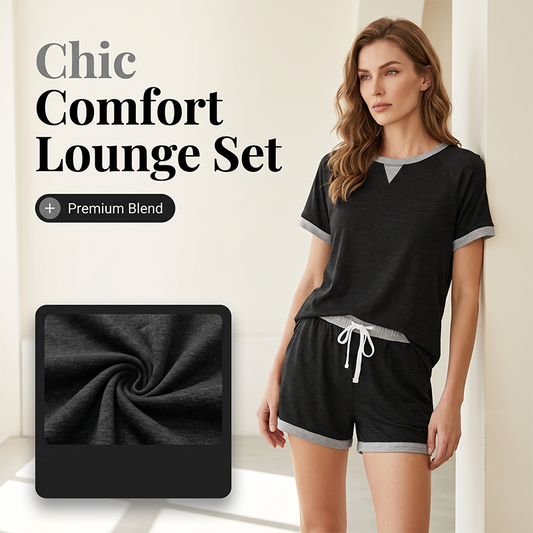 Women's Casual Top and Shorts Set