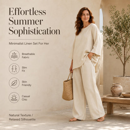 🌿Casual Linen 2-Piece Set