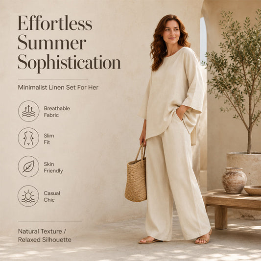 🌿Casual Linen 2-Piece Set