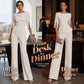 Elegant Beaded Slim Jumpsuit