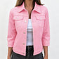 Women's Solid Color Jean Jacket