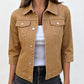 Women's Solid Color Jean Jacket