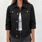 Women's Solid Color Jean Jacket