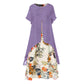 ⏳Limited-time 50% off⏰Women's Layered Look Floral Print Casual Dress💐👗