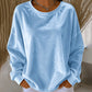 Women's Casual Crewneck Long Sleeve Top