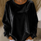 Women's Casual Crewneck Long Sleeve Top
