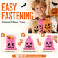Halloween Drawstring Burlap Bags Spooky Face Treat Pouch