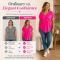 Women's Casual V-Neck Short Sleeve T-Shirt