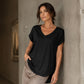 Women's Casual V-Neck Short Sleeve T-Shirt
