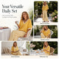 Women's Casual Striped Two-Piece Set
