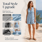 Women's Summer Stand Collar Romper