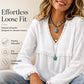 ⌛Limited-Time Offer-✨👚Women's Casual V-Neck Long Sleeve Top