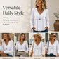 ⌛Limited-Time Offer-✨👚Women's Casual V-Neck Long Sleeve Top