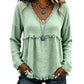 ⌛Limited-Time Offer-✨👚Women's Casual V-Neck Long Sleeve Top