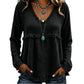 ⌛Limited-Time Offer-✨👚Women's Casual V-Neck Long Sleeve Top