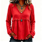 ⌛Limited-Time Offer-✨👚Women's Casual V-Neck Long Sleeve Top